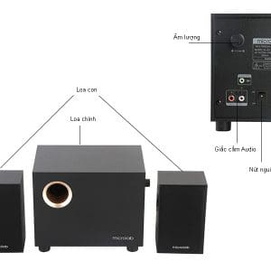 Loa máy tính Microlab M105 2.1 34169 LoaMicrolabM1052.12