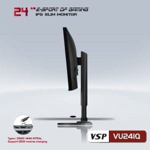 Màn hình VSP 24inch 2K eSport Gaming VU241Q - QHD /USB-C Type-C man hinh phang vsp 24inch 2k esport gaming vu241q qhd usb c type c P14802 1684065089580