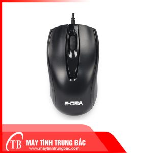 Máy Tính Trung Bắc Chuột Edra EM601 v2 đen (USB) chính hãng, bảo hành dài