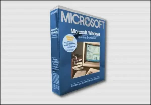 boxed copy of windows