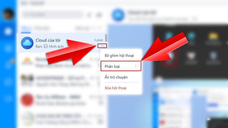 Phân loại cuộc trò chuyện Zalo trên PC: Hướng dẫn chi tiết Phân loại cuộc trò chuyện Zalo trên PC: Hướng dẫn chi tiết