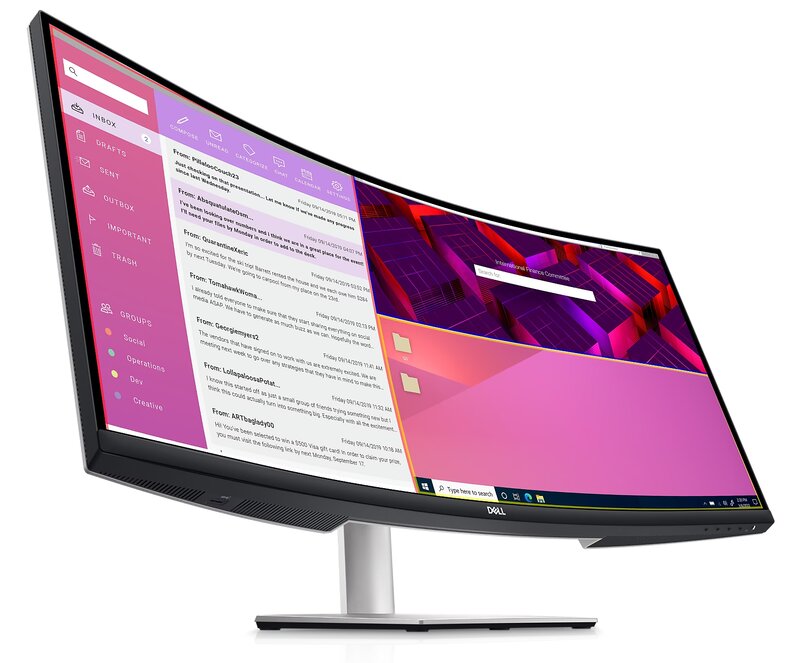 Màn Hình Dell S3423DWC 34 Inch Cong WQHD 100Hz